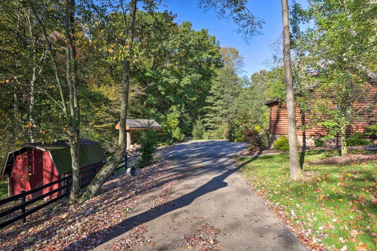 Rustic Dundee Log Cabin With Hot Tub And Forest Views! Zewnętrze zdjęcie
