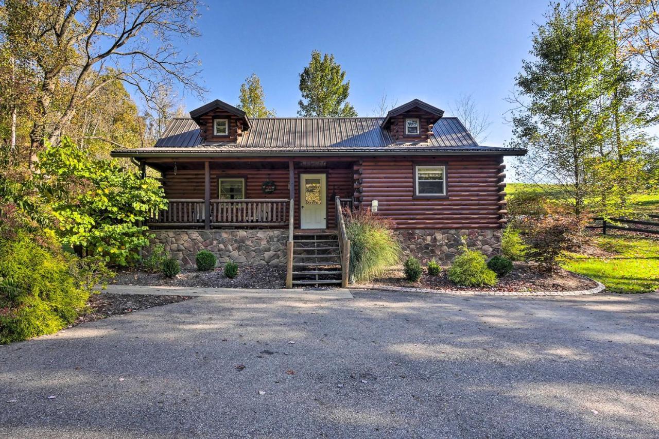 Rustic Dundee Log Cabin With Hot Tub And Forest Views! Zewnętrze zdjęcie
